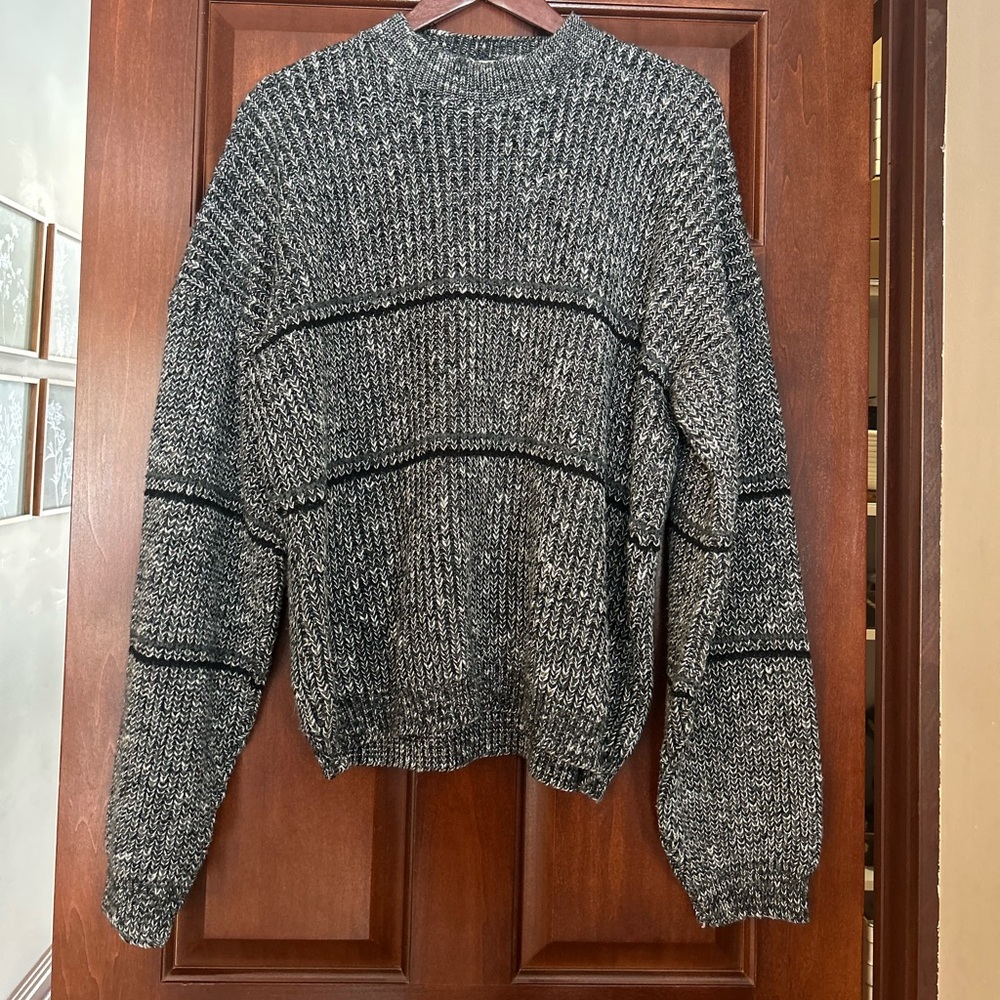 Vintage Fox Chapel Chunky Knit Sweater Made In Usa Men’s L